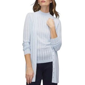 White House Black Market Cashmere Blend Button Front Cardigan